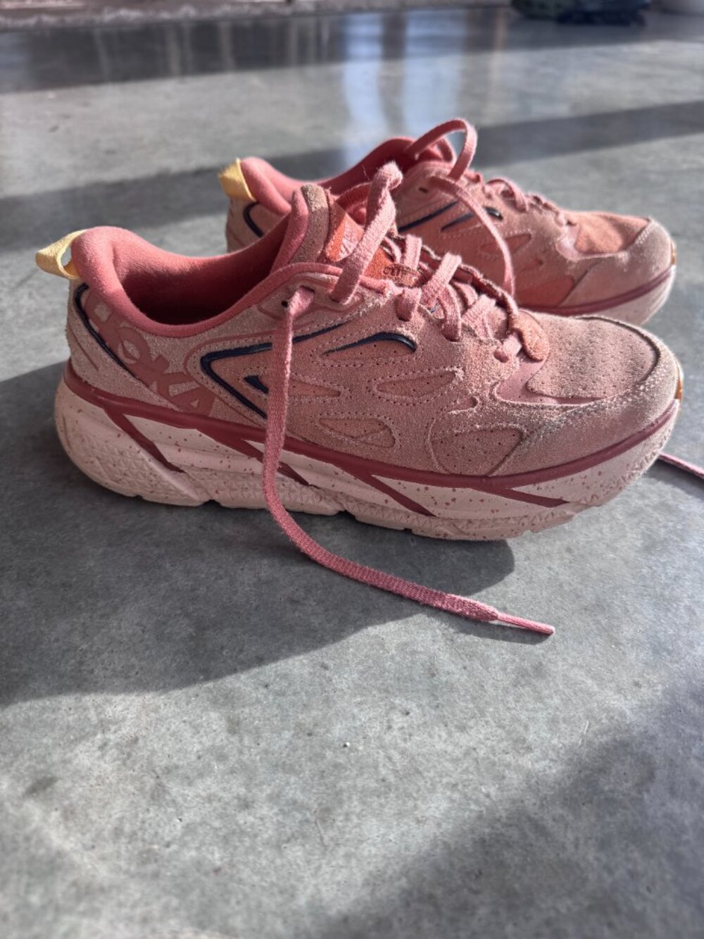 Clifton L Suede 'Earthenware Hot Sauce'